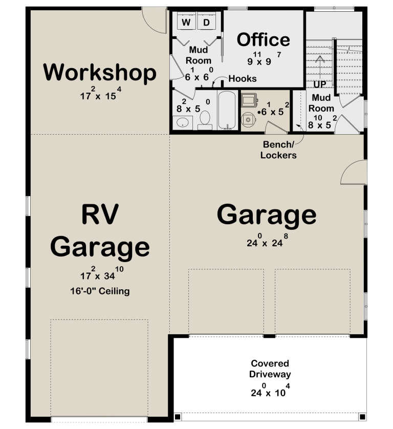 House Plan House Plan #34405 Drawing 1