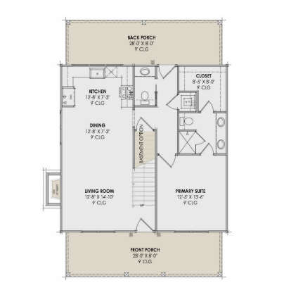 Main Floor  for House Plan #7983-00167