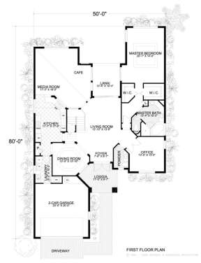 Floorplan 1 for House Plan #168-00038