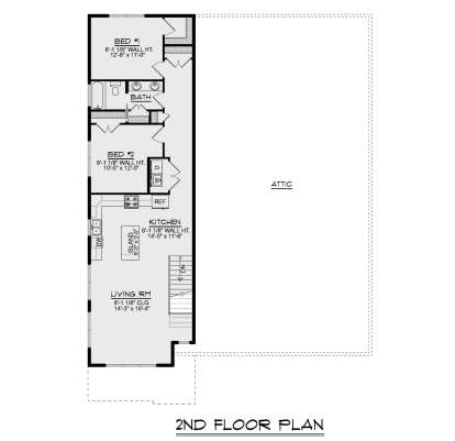 Second Floor for House Plan #5032-00393