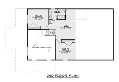 Second Floor for House Plan #5032-00394