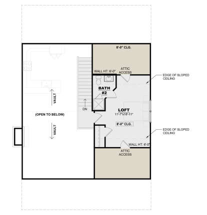 Second Floor for House Plan #7568-00047