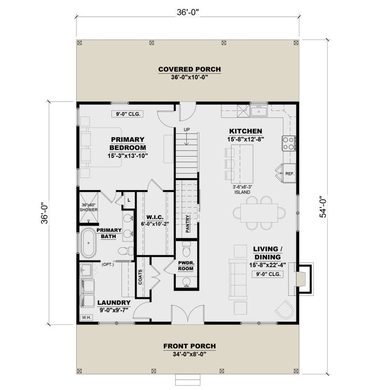 House Plan House Plan #34416 Drawing 1