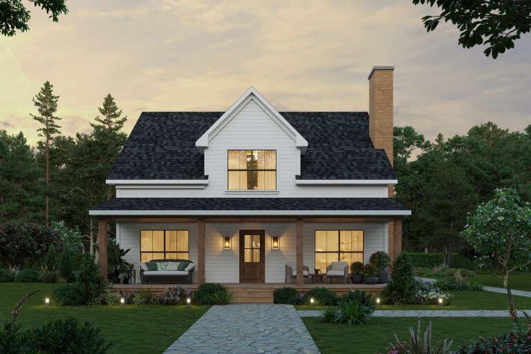 House Plan House Plan #34417 Front Elevation 