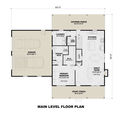 Main Floor  for House Plan #7568-00050