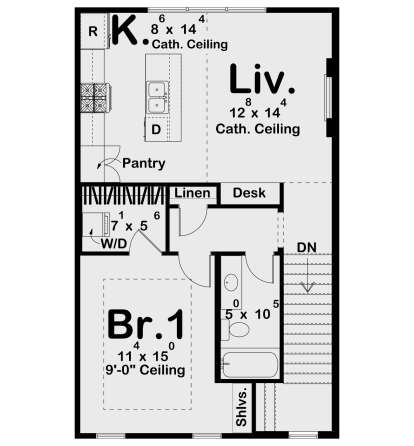 Second Floor for House Plan #963-01205