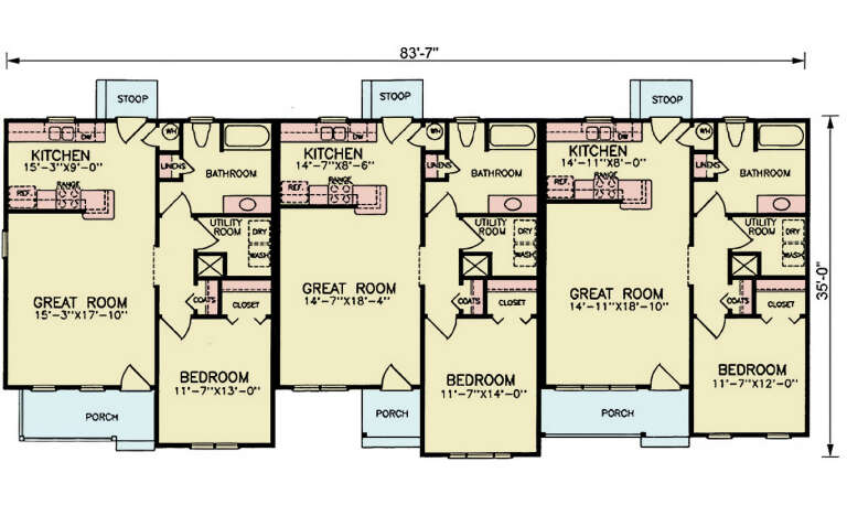 House Plan House Plan #34422 Drawing 1