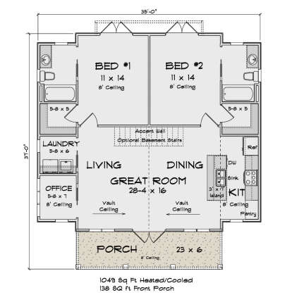 Main Floor  for House Plan #4848-00523