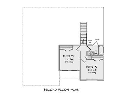 Second Floor for House Plan #4848-00524