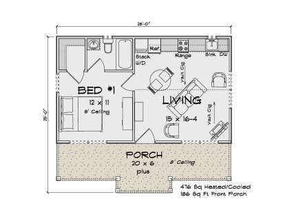 Main Floor  for House Plan #4848-00525