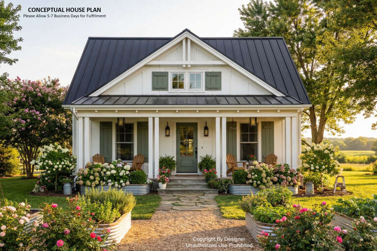 House Plan House Plan #34438 Front Elevation