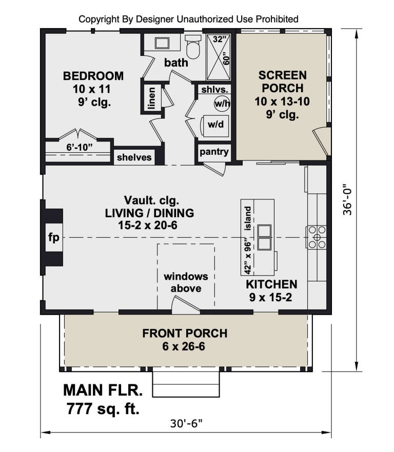 House Plan House Plan #34438 Drawing 1