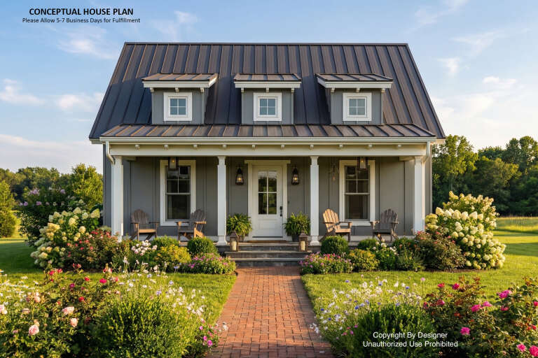 House Plan House Plan #34439 Front Elevation