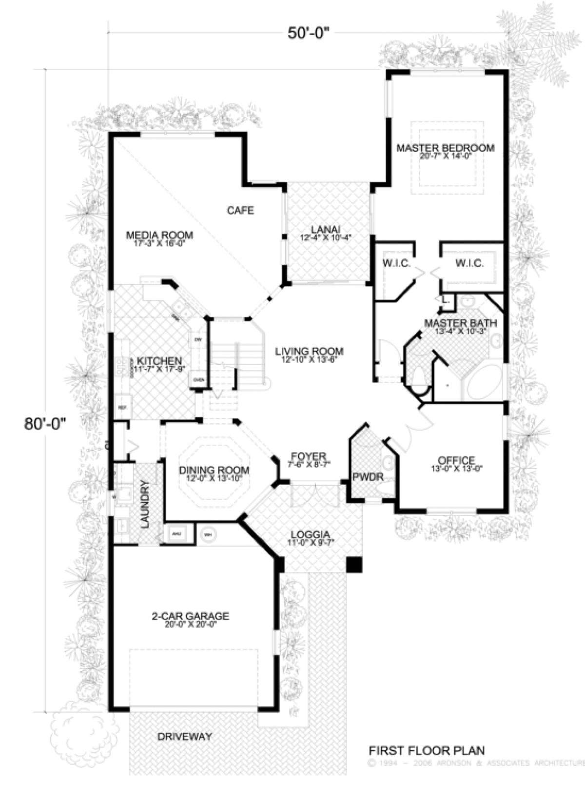 Floorplan 1 for House Plan #168-00041