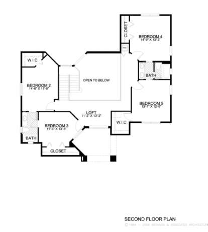 Floorplan 2 for House Plan #168-00041