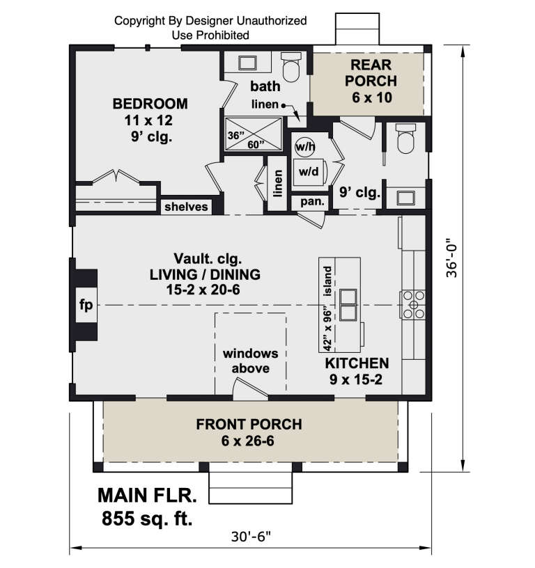 House Plan House Plan #34445 Drawing 1