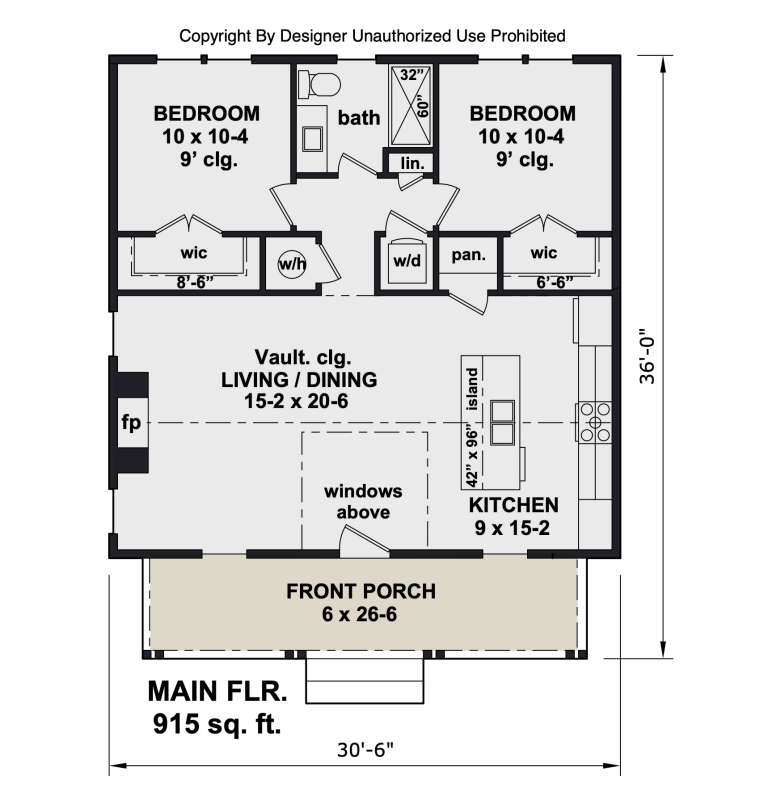 House Plan House Plan #34446 Drawing 1
