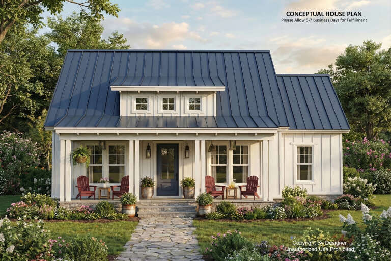 House Plan House Plan #34450 Front Elevation
