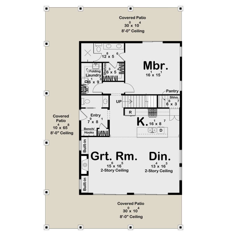 House Plan House Plan #34451 Drawing 1