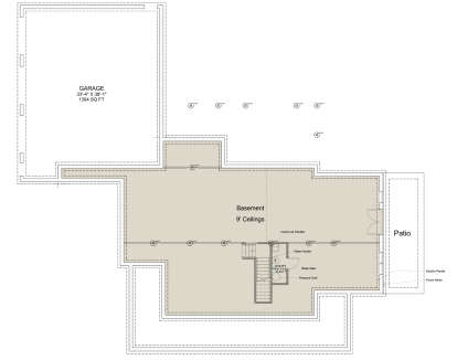 Basement for House Plan #7112-00001