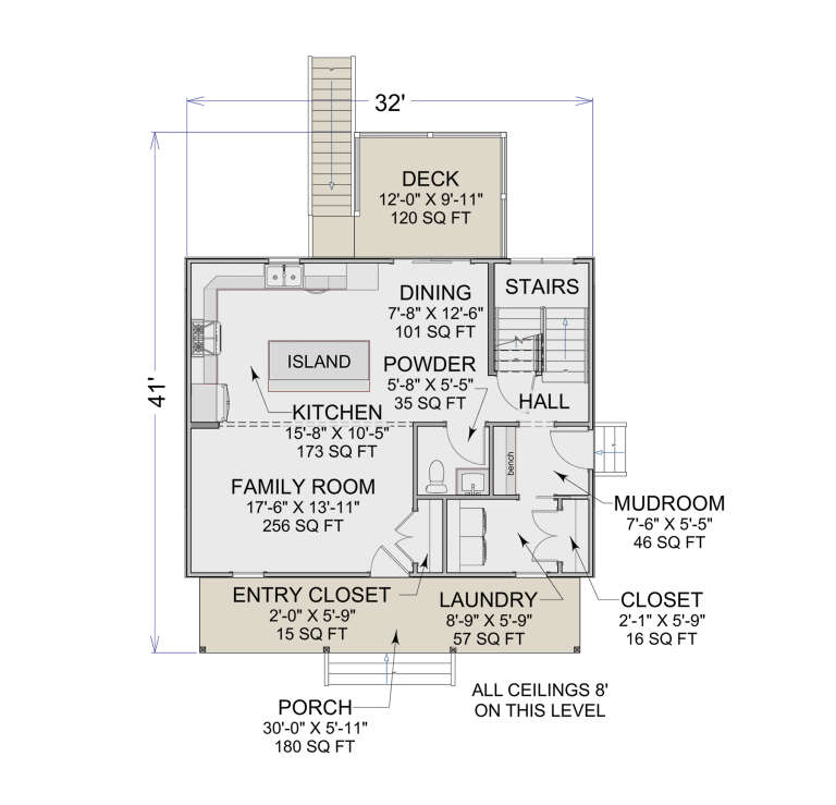 House Plan House Plan #34456 Drawing 1