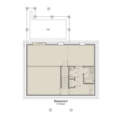 Basement for House Plan #7112-00006