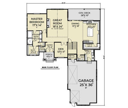 Main Floor  for House Plan #2464-00211