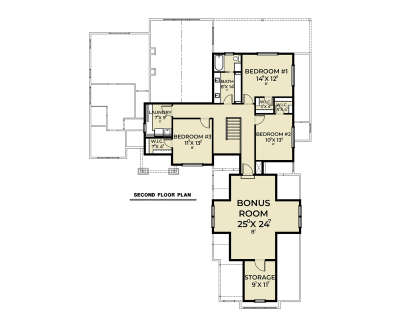 Second Floor for House Plan #2464-00211