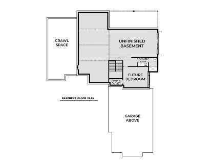 Basement for House Plan #2464-00211