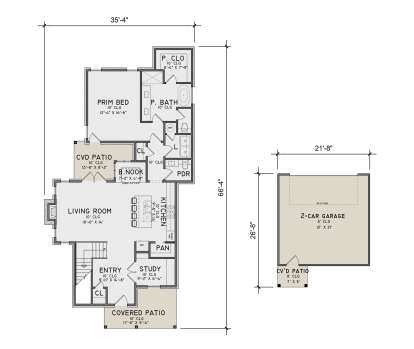 Main Floor  for House Plan #9480-00012