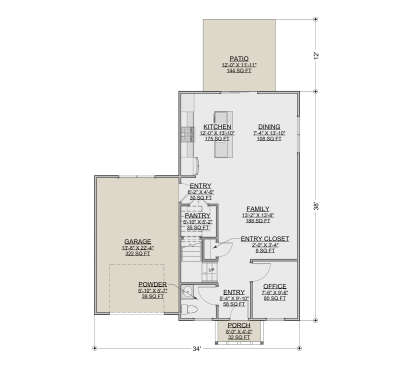 Main Floor  for House Plan #7112-00008