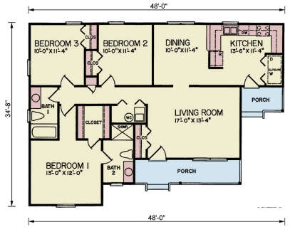 Main Floor  for House Plan #699-00493