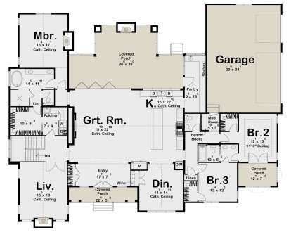Main Floor  for House Plan #963-01207