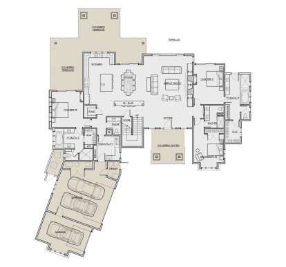 Main Floor  for House Plan #5829-00043