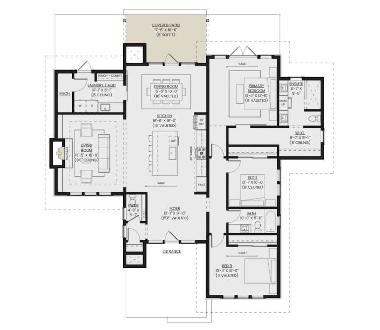 House Plan House Plan #34467 Drawing 1