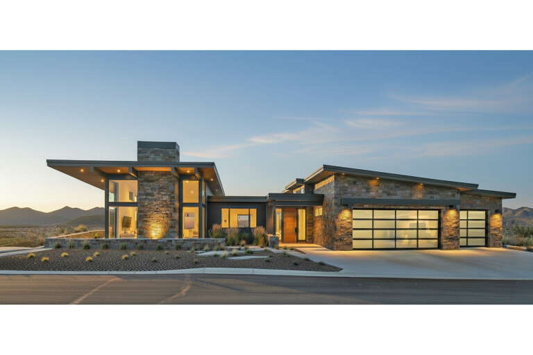 House Plan House Plan #34470 Front Elevation 