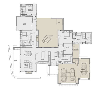 Main Floor  for House Plan #5829-00045