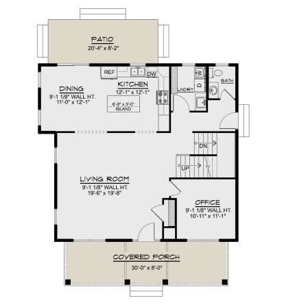 Main Floor  for House Plan #5032-00396