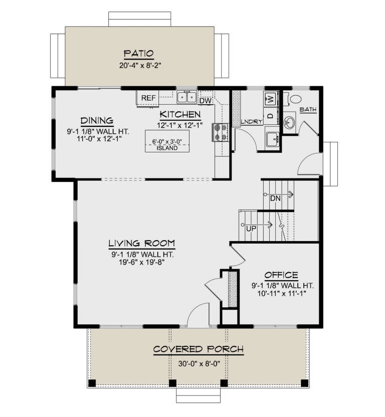 House Plan House Plan #34472 Drawing 1