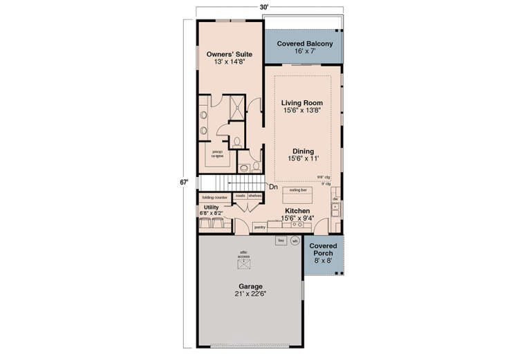 House Plan House Plan #34475 Drawing 1