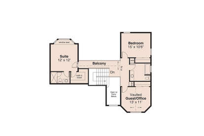 Second Floor for House Plan #035-01202