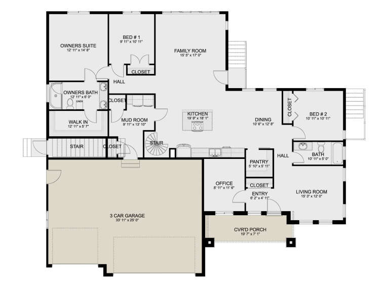 House Plan House Plan #34479 Drawing 1
