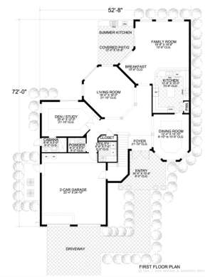 Floorplan 1 for House Plan #168-00045