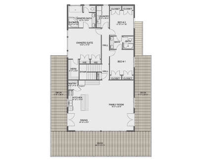 Second Floor for House Plan #2802-00455