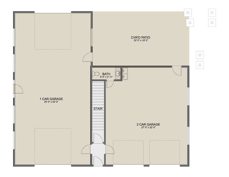 House Plan House Plan #34481 Drawing 1
