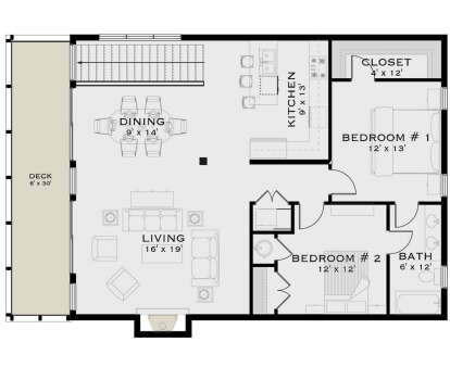 Second Floor for House Plan #5984-00045