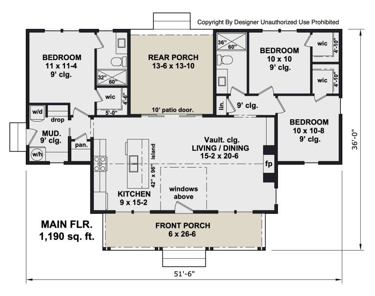 House Plan House Plan #34486 Drawing 1