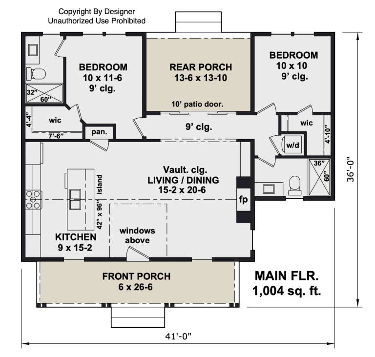 House Plan House Plan #34489 Drawing 1