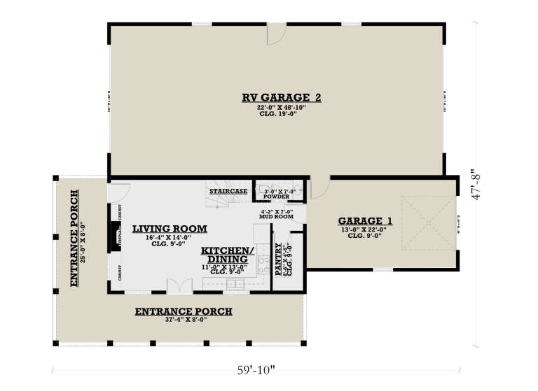 House Plan House Plan #34491 Drawing 1