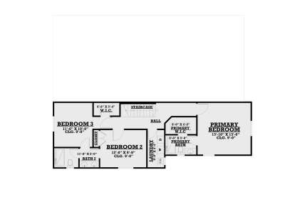 Second Floor for House Plan #4100-00014